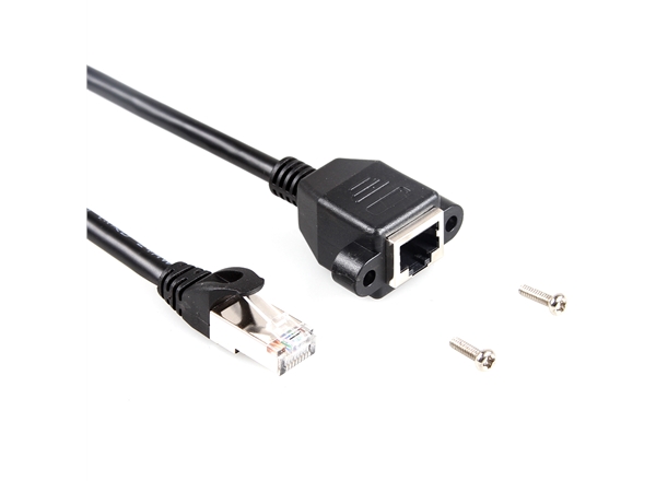 超六類屏蔽（bì）純銅網（wǎng）絡延長線（xiàn）帶耳（ěr）朵固定孔（kǒng）