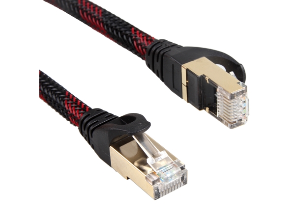 七類SFTP純銅網（wǎng）絡跳線帶外編織網