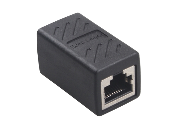 千兆RJ45帶屏（píng）蔽直（zhí）通（tōng）頭(銅殼（ké）鍍鎳針鍍金)